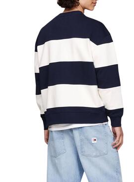 Sweatshirt Tommy Jeans Letter Relaxed pour homme