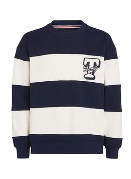 Sweatshirt Tommy Jeans Letter Relaxed pour homme
