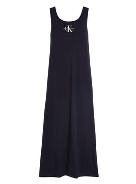 Robe Calvin Klein Monologue Loose Noir Femme