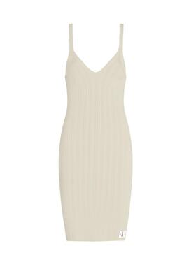 Robe Calvin Klein Woven Label Vert pour Femme