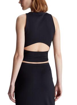 Top Calvin Klein Archival Milano Noir pour Femme