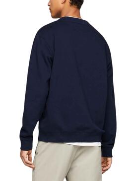 Sweat à capuche Tommy Jeans Flag Marine pour Homme