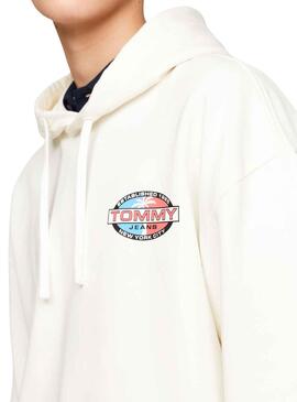 Sudadera Tommy Jeans Archive Blanco para Hombre