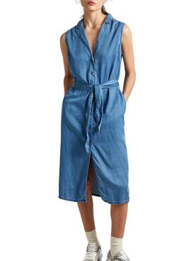 Robe Pepe Jeans Maggie Denim pour femme