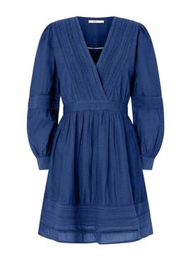 Robe Pepe Jeans Susi Bleue Pour Femme