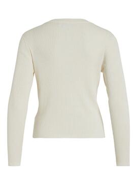 Top Vila Bella Beige pour Femme