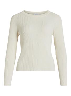 Top Vila Bella Beige pour Femme