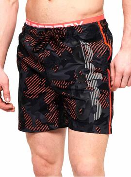 Maillot de bain Superdry State Volley Noir Homme