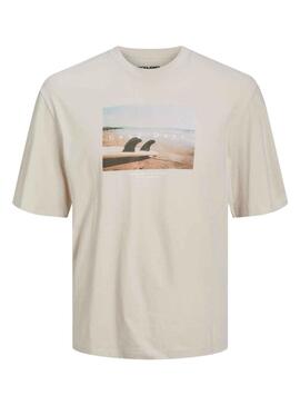 T-Shirt Jack & Jones Copenhagen Rayon de lune Homme