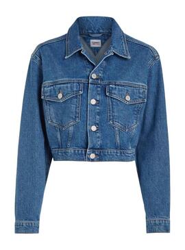 Veste Denim Tommy Hilfiger Claire Bleu Femme