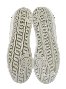 Baskets Fred Perry Spencer Blanc pour Homme