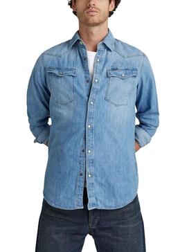 Chemise G-Star 3301 Slim Denim pour Homme