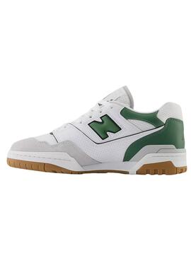 Chaussures New Balance BB550 Vertes pour Homme