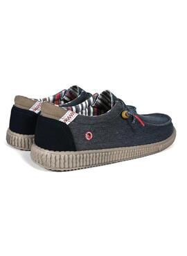 Les chaussures Walkin Pitas Rustic Marino pour hommes.