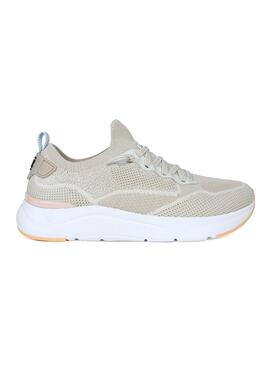 Chaussures Walkin Pitas Cue Beige pour femme