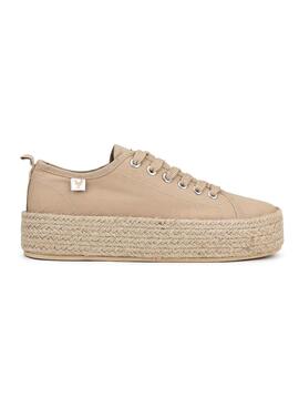 Chaussures Walkin Pitas tina Beige Pour Femme