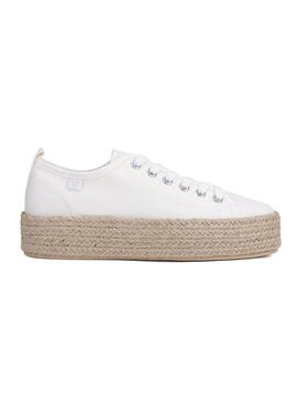 Chaussures Walkin Pitas Tina Blanc pour femme