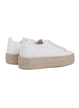 Chaussures Walkin Pitas Tina Blanc pour femme