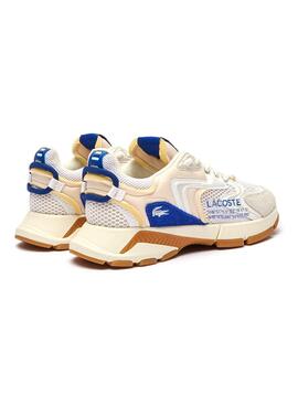 Zapatillas Lacoste Neo 003 Beige et Bleu pour Homme