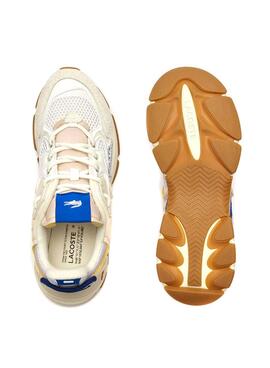 Zapatillas Lacoste Neo 003 Beige et Bleu pour Homme