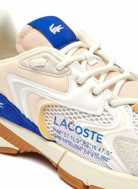 Zapatillas Lacoste Neo 003 Beige et Bleu pour Homme