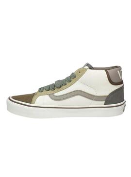 Chaussures Vans Mid Skool 37 Blanc pour Homme