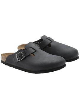 Les sabots Birkenstock Boston Noir pour femme