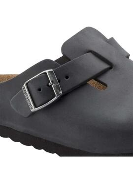 Les sabots Birkenstock Boston Noir pour femme