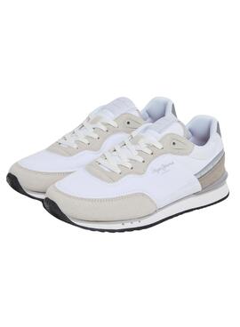 Zapatillas Pepe Jeans London Seal Blanco Mujer - Baskets Pepe Jeans London Seal Blanc Femme