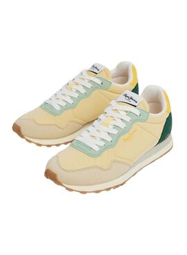 Chaussures Pepe Jeans Natch Basic Jaune Femme