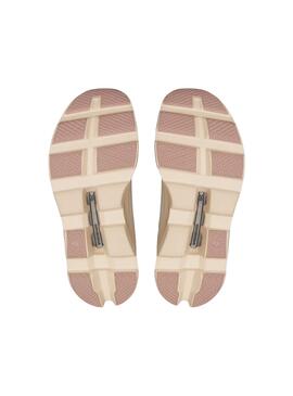 Chaussures On Cloud Monster Rose pour femmes.