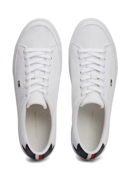 Sneakers Tommy Hilfiger Monotype Blanc Femme