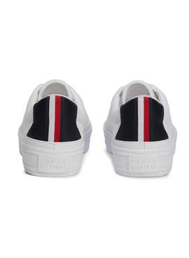 Sneakers Tommy Hilfiger Monotype Blanc Femme