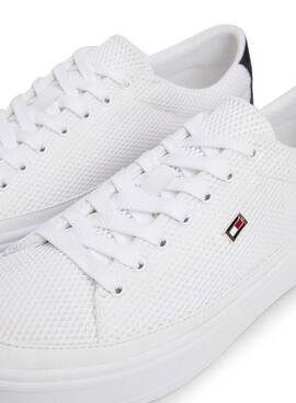 Sneakers Tommy Hilfiger Monotype Blanc Femme