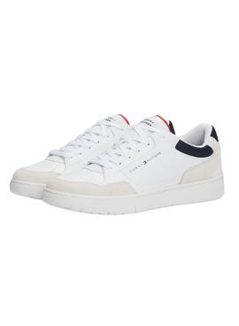 Chaussures Tommy Hilfiger Basket Blanc Homme