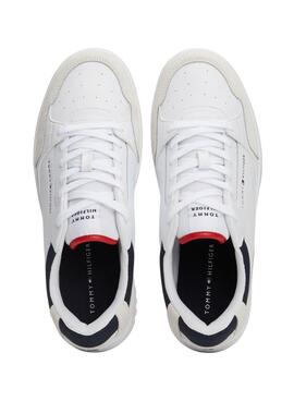 Chaussures Tommy Hilfiger Basket Blanc Homme