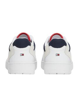 Chaussures Tommy Hilfiger Basket Blanc Homme