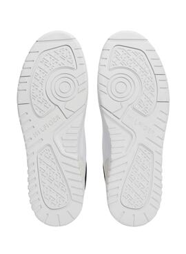 Chaussures Tommy Hilfiger Basket Blanc Homme