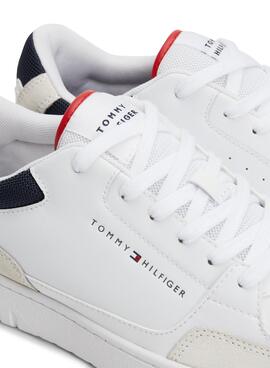 Chaussures Tommy Hilfiger Basket Blanc Homme