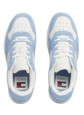 Sneakers Tommy Jeans Retro Washed Bleu Femme