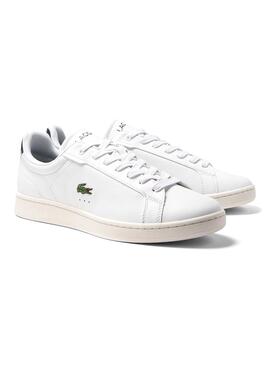 Chaussures Lacoste Carnaby Pro en cuir blanc pour homme