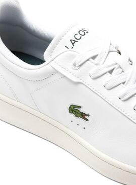 Chaussures Lacoste Carnaby Pro en cuir blanc pour homme