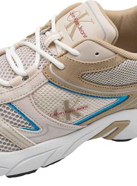 Chaussures Calvin Klein Retro Beige Pour Homme