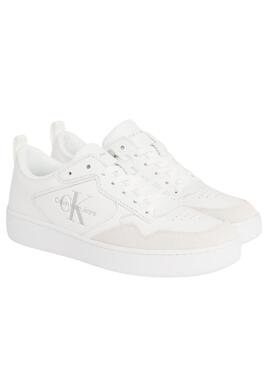 Chaussures Calvin Klein Basket Blanc Homme