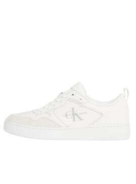 Chaussures Calvin Klein Basket Blanc Homme