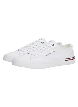 Chaussures Tommy Hilfiger Vulc Blanc pour Homme