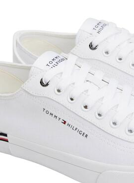 Chaussures Tommy Hilfiger Vulc Blanc pour Homme