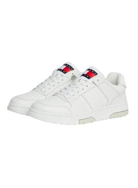 Les chaussures Tommy Jeans Brooklyn Blanc Homme.