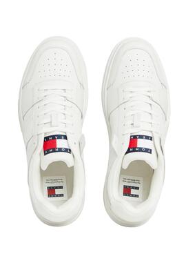 Les chaussures Tommy Jeans Brooklyn Blanc Homme.