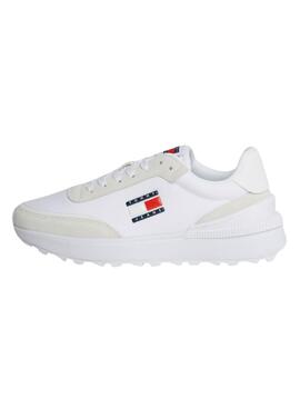 Chaussures Tommy Jeans Tech Runner Blanc Femme